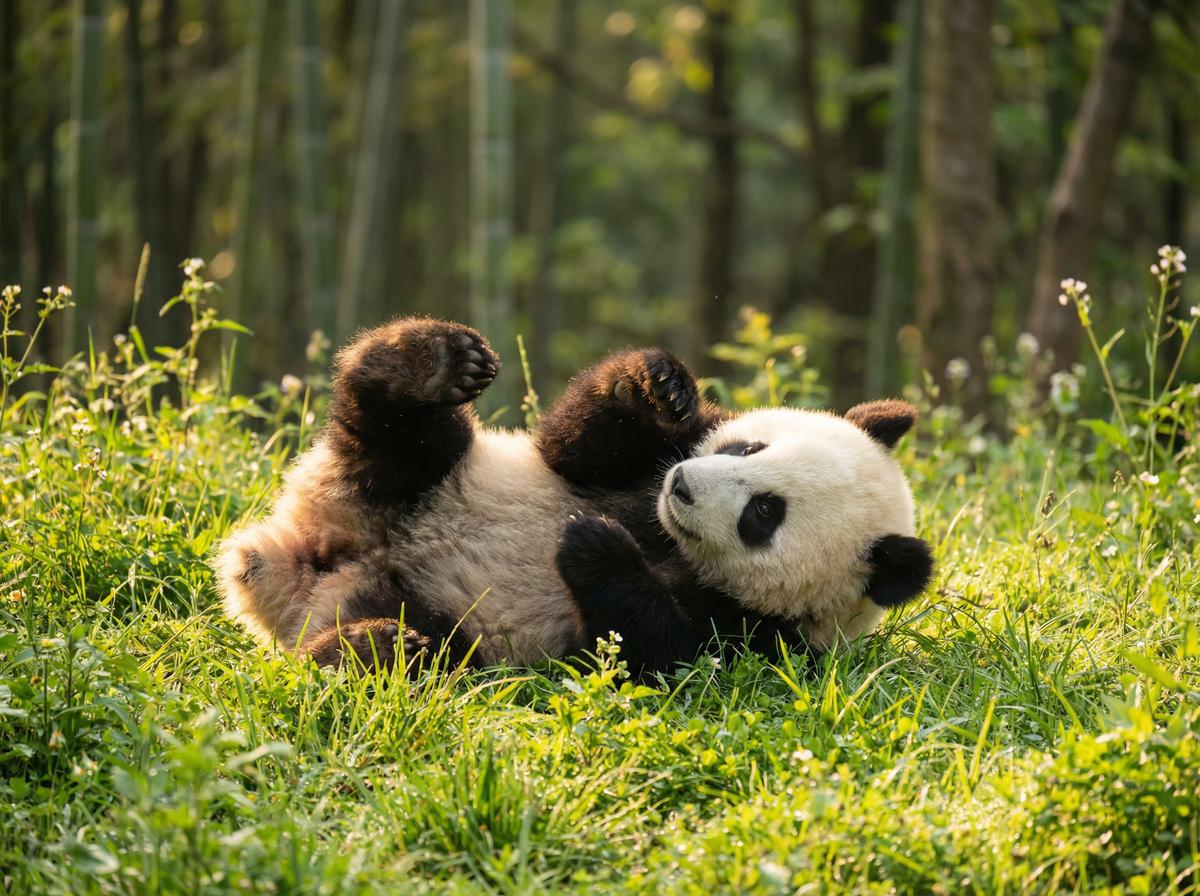 小马拉大车熊猫短视频